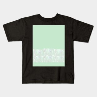 green rose print Kids T-Shirt